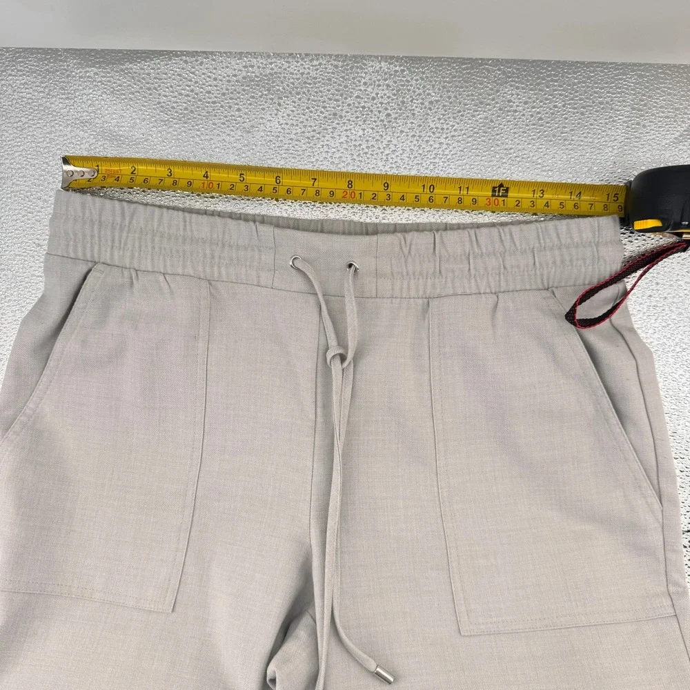 Nine West Womens Gray Elastic Waist Drawstring‎ Jogger Pants Size M